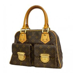 Louis Vuitton Handbag Monogram Manhattan PM M40026 Brown Ladies